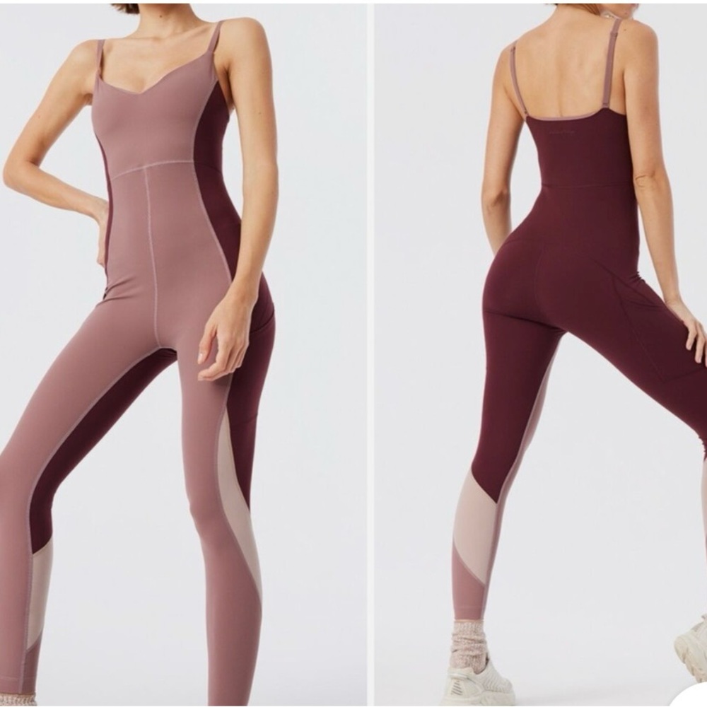 Outdoor Voices Zoom Full Length Bodysuit Women's size M NWT - Picture 2 of 16